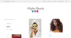 Desktop Screenshot of mightybeauty.com